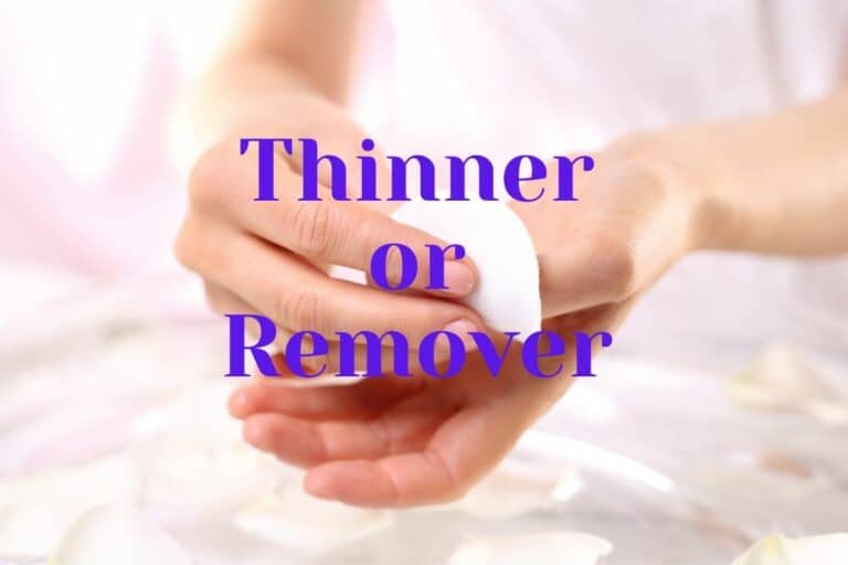 Nail Polish Thinner Vs. Nail Polish Remover The Differences